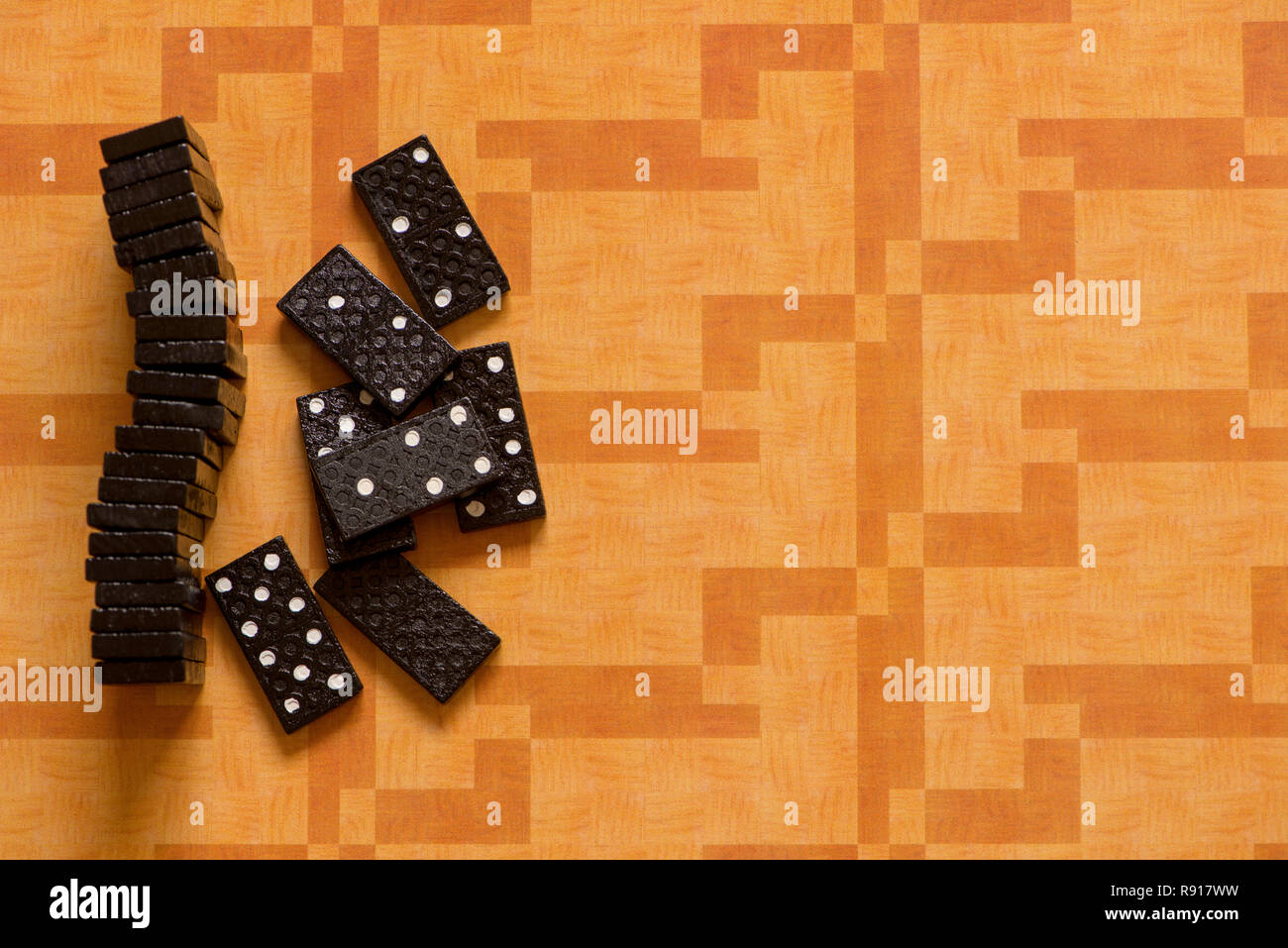Abstract orange object on black hi-res stock photography and images - Alamy