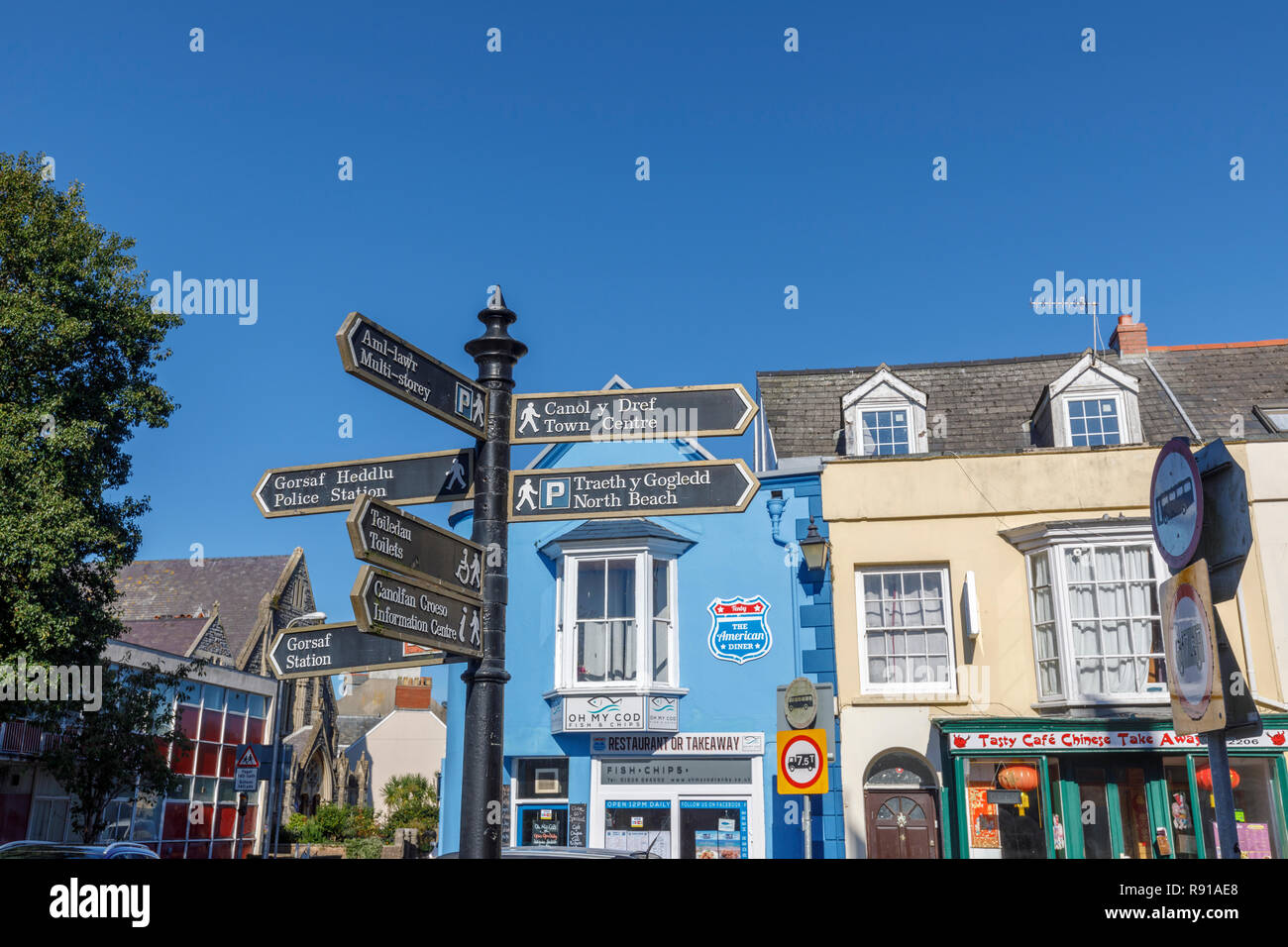 Carmarthen town center hires stock photography and images Alamy