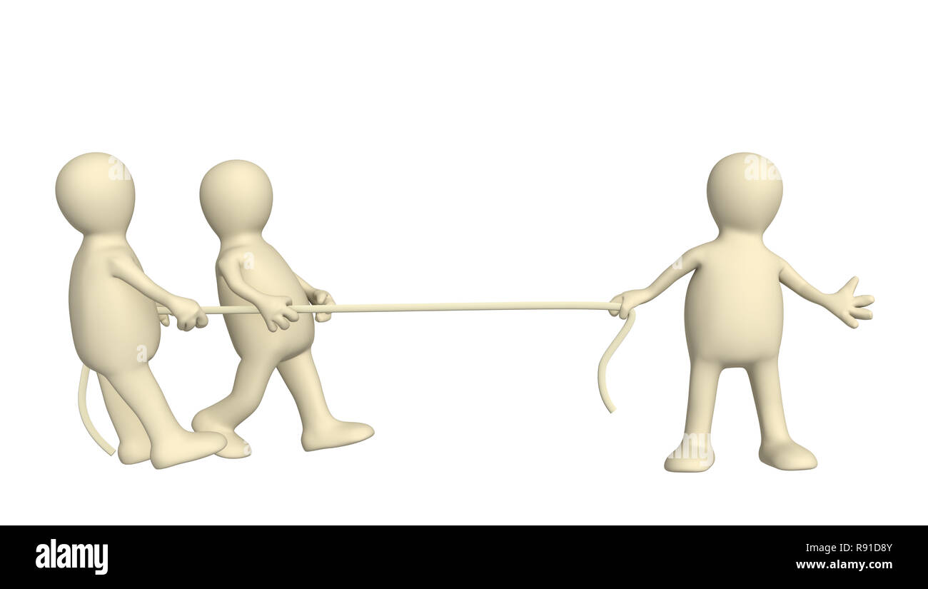 Competition pulling of a rope Stock Photo Alamy