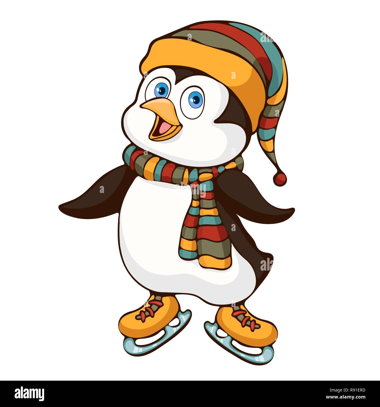 cartoon character sticker design