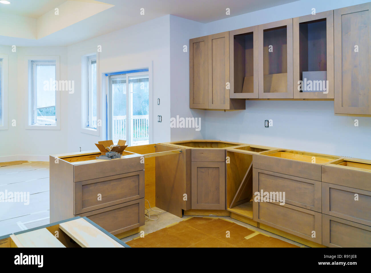 Kitchen Cabinets Installation Improvement Remodel Worms View