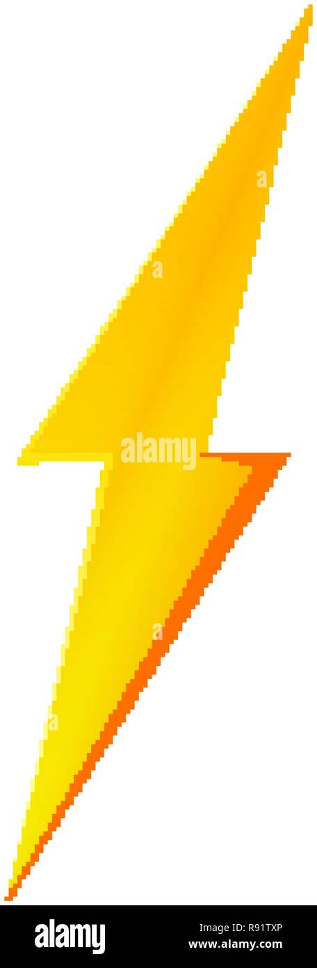 Flash and thunder bolt icon. High voltage and electricity symbol Stock Vector
