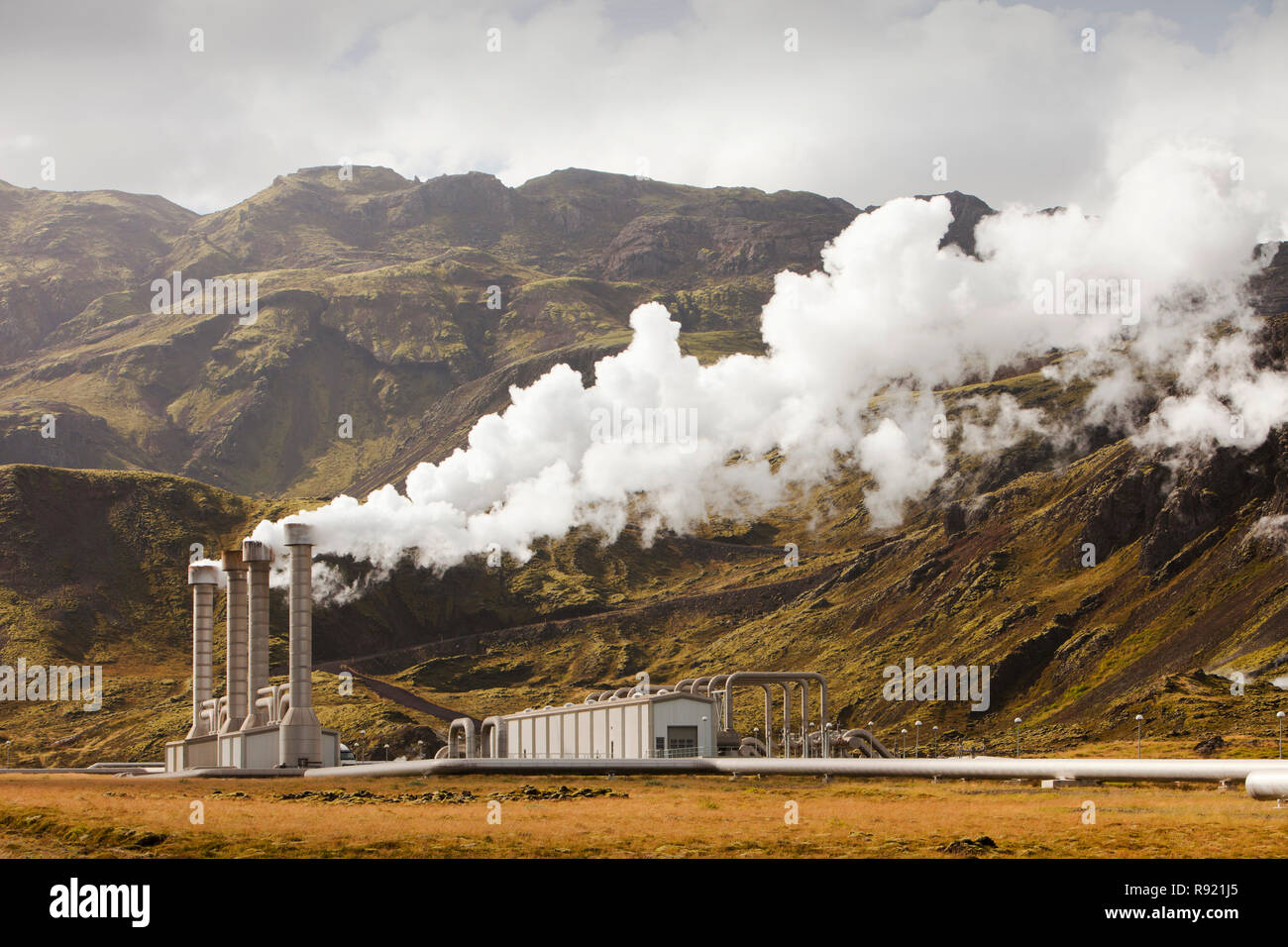 Hellisheidi geothermal power station in Hengill, Iceland is the worlds ...