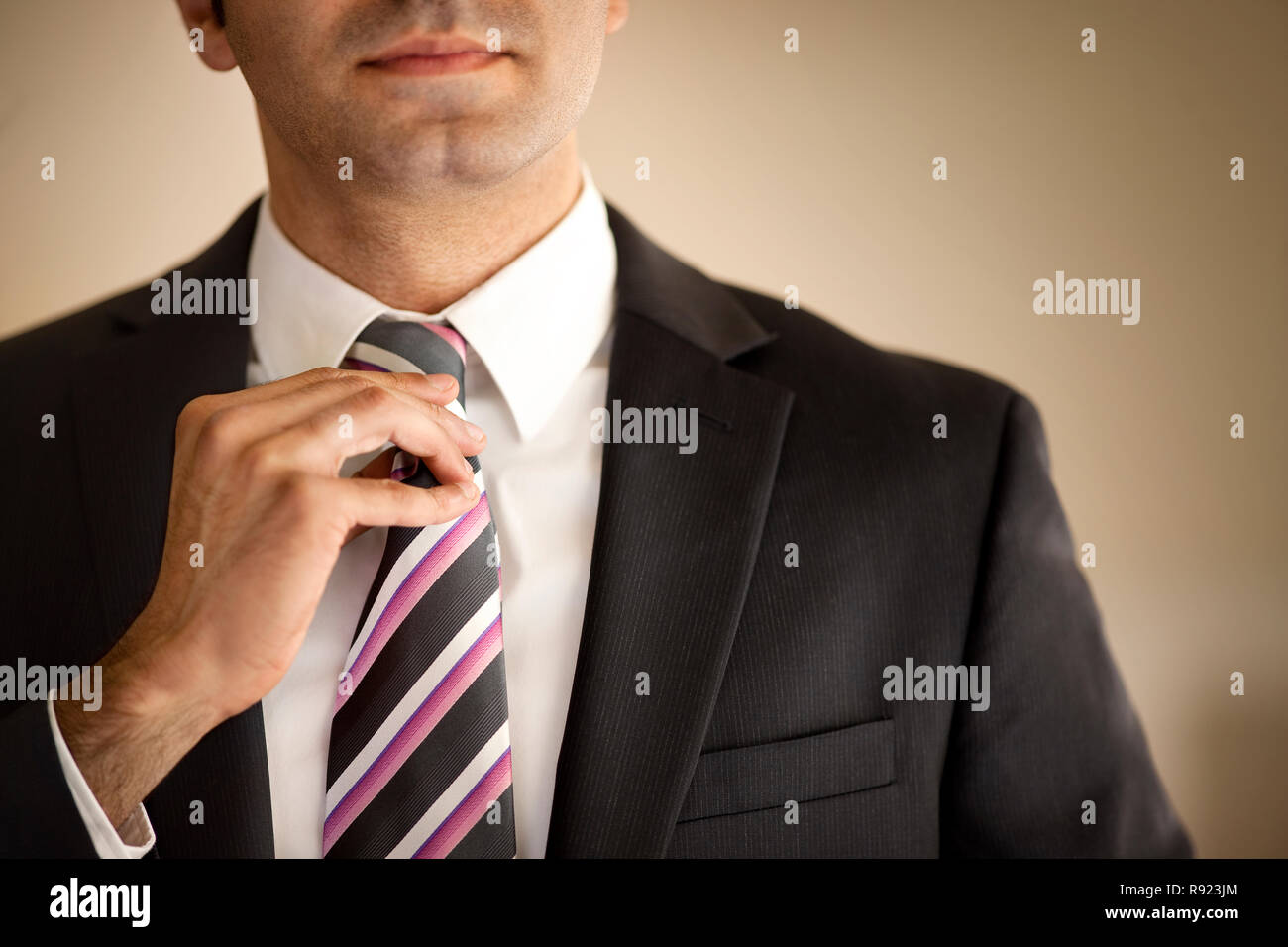 Enthusiastic young business colleagues discussing work. Stock Photo