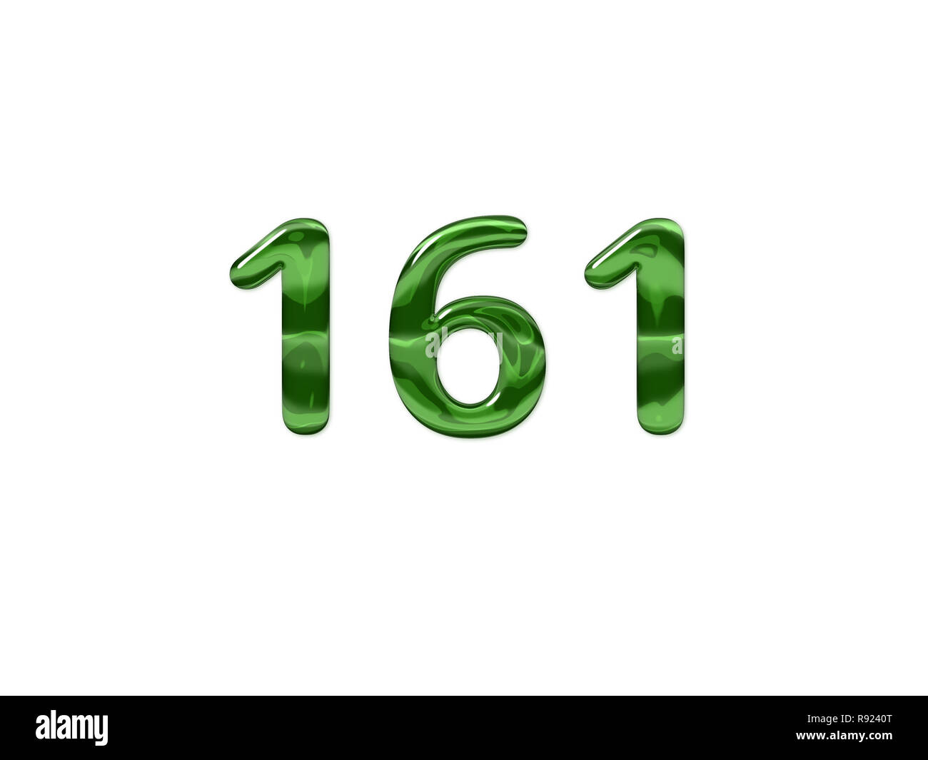 3d number 161 hi-res stock photography and images - Alamy