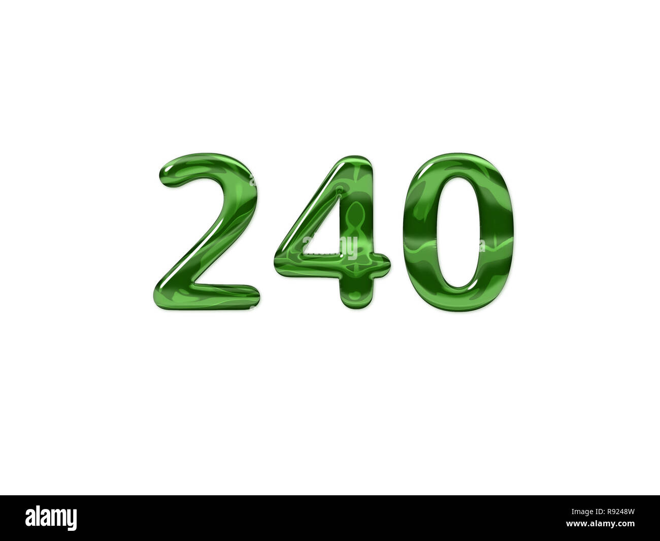 Green Number 240 isolated white background Stock Photo Alamy Green Number 240 isolated white background Stock Photo Alamy