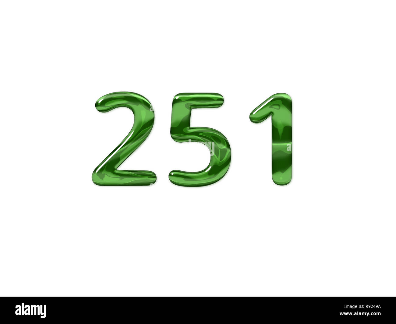 Number 251 Cut Out Stock Images & Pictures - Alamy