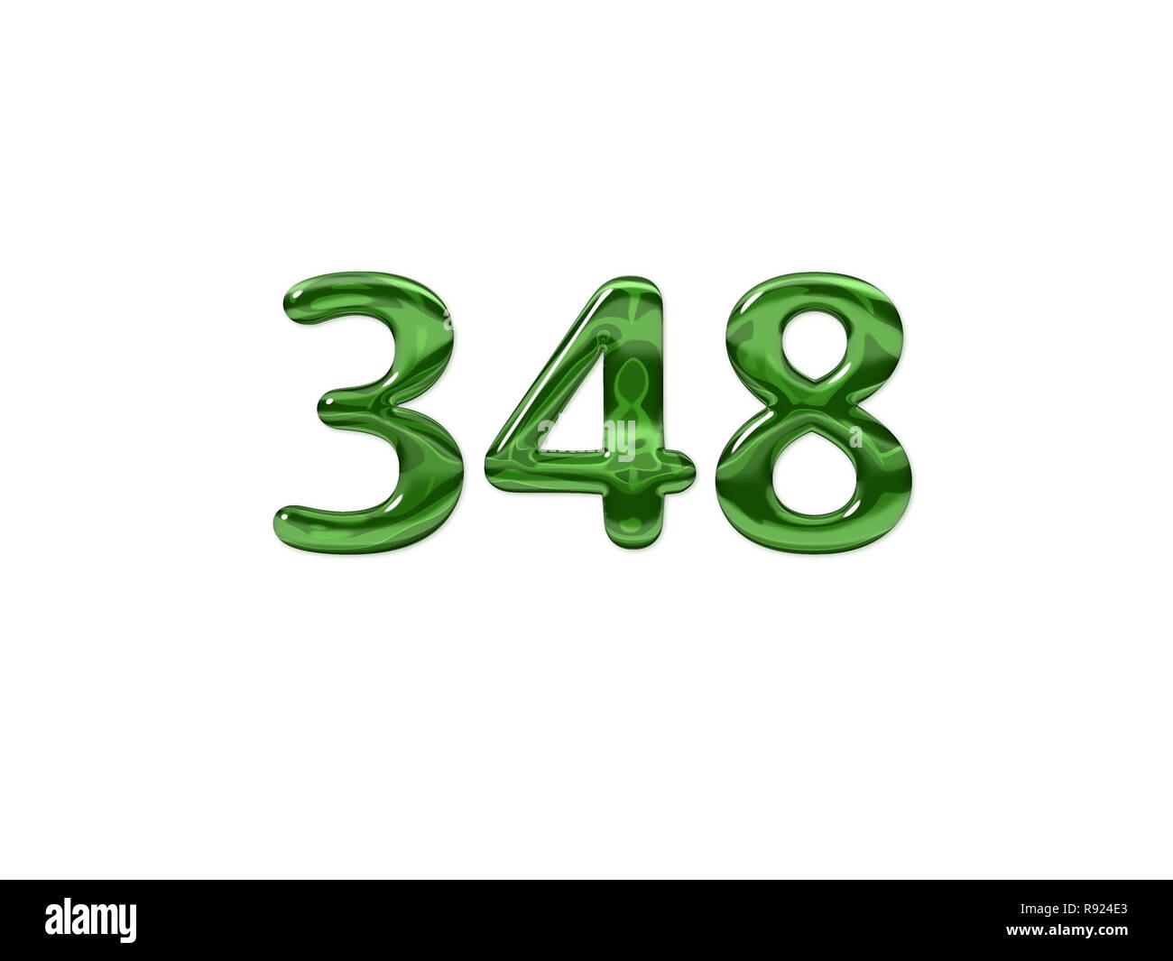 3d number 348 Cut Out Stock Images & Pictures - Alamy