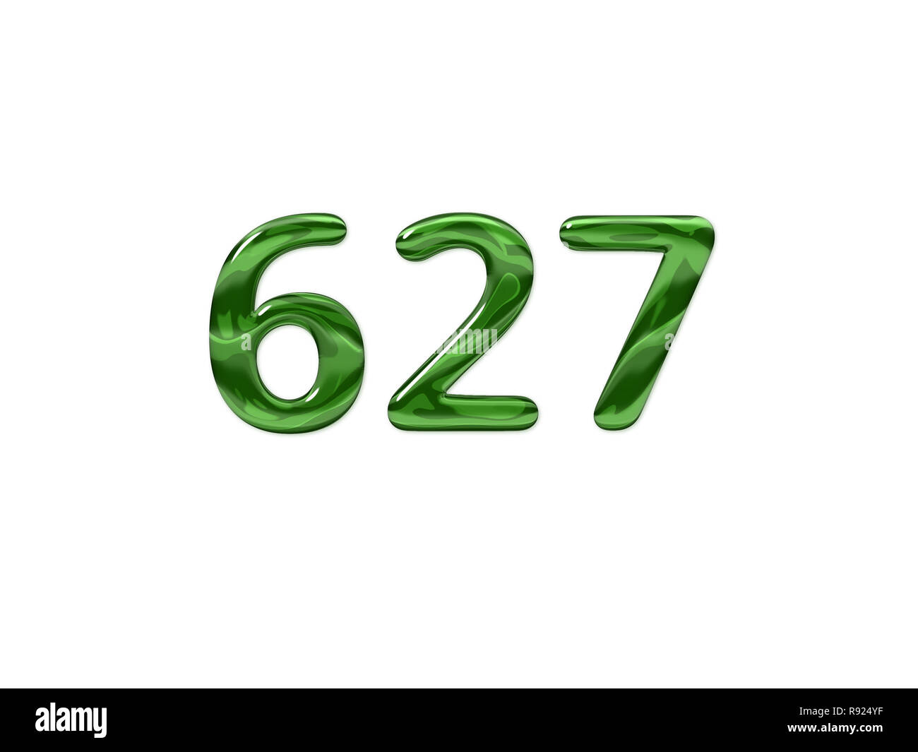 3d number 627 Cut Out Stock Images & Pictures - Alamy