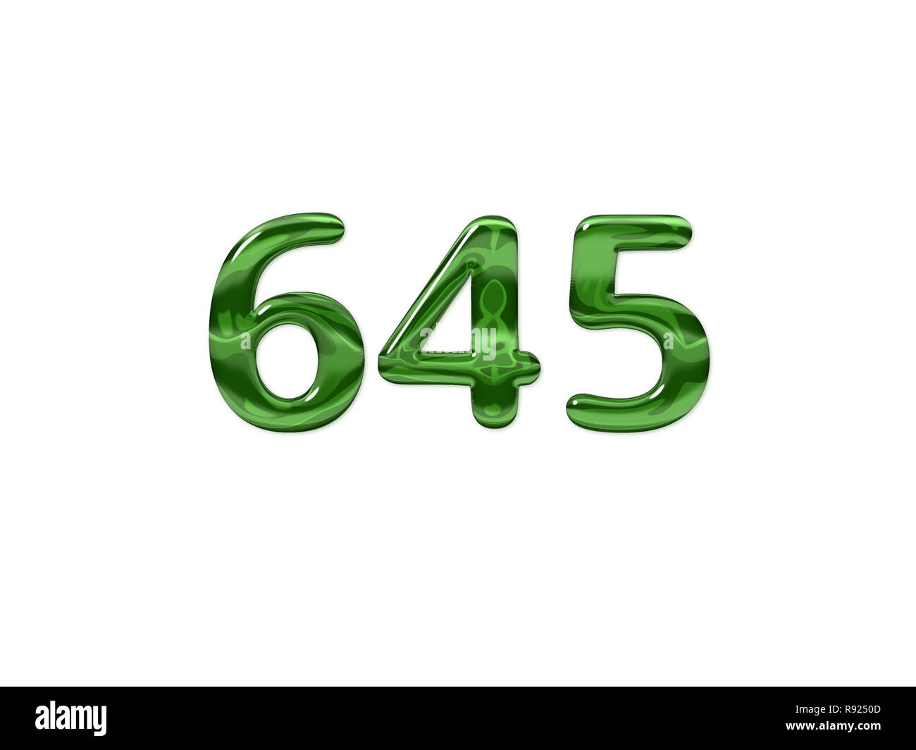 Green Number 645 isolated white background Stock Photo Alamy Green Number 645 isolated white background Stock Photo Alamy