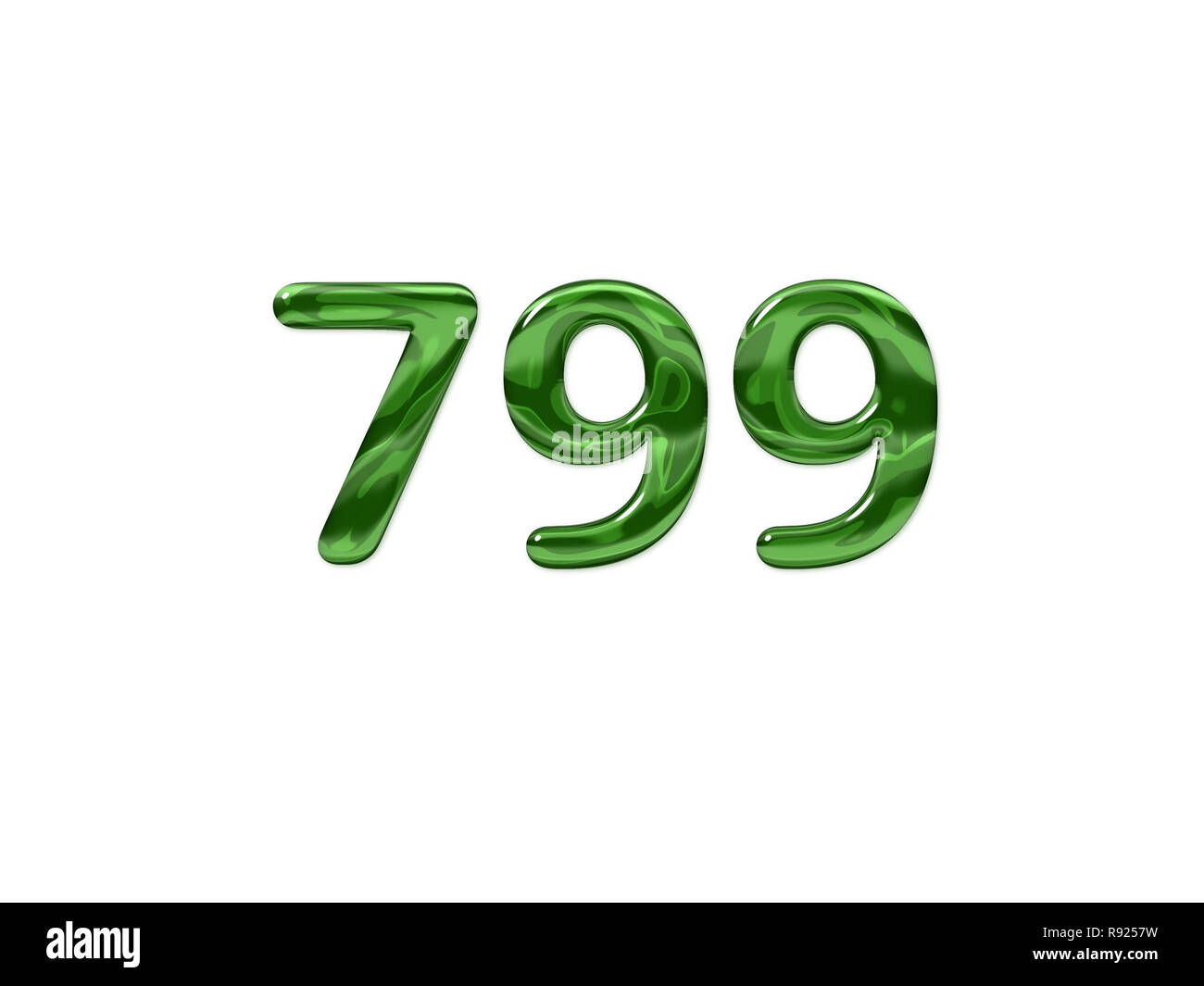 3d number 799 hi-res stock photography and images - Alamy