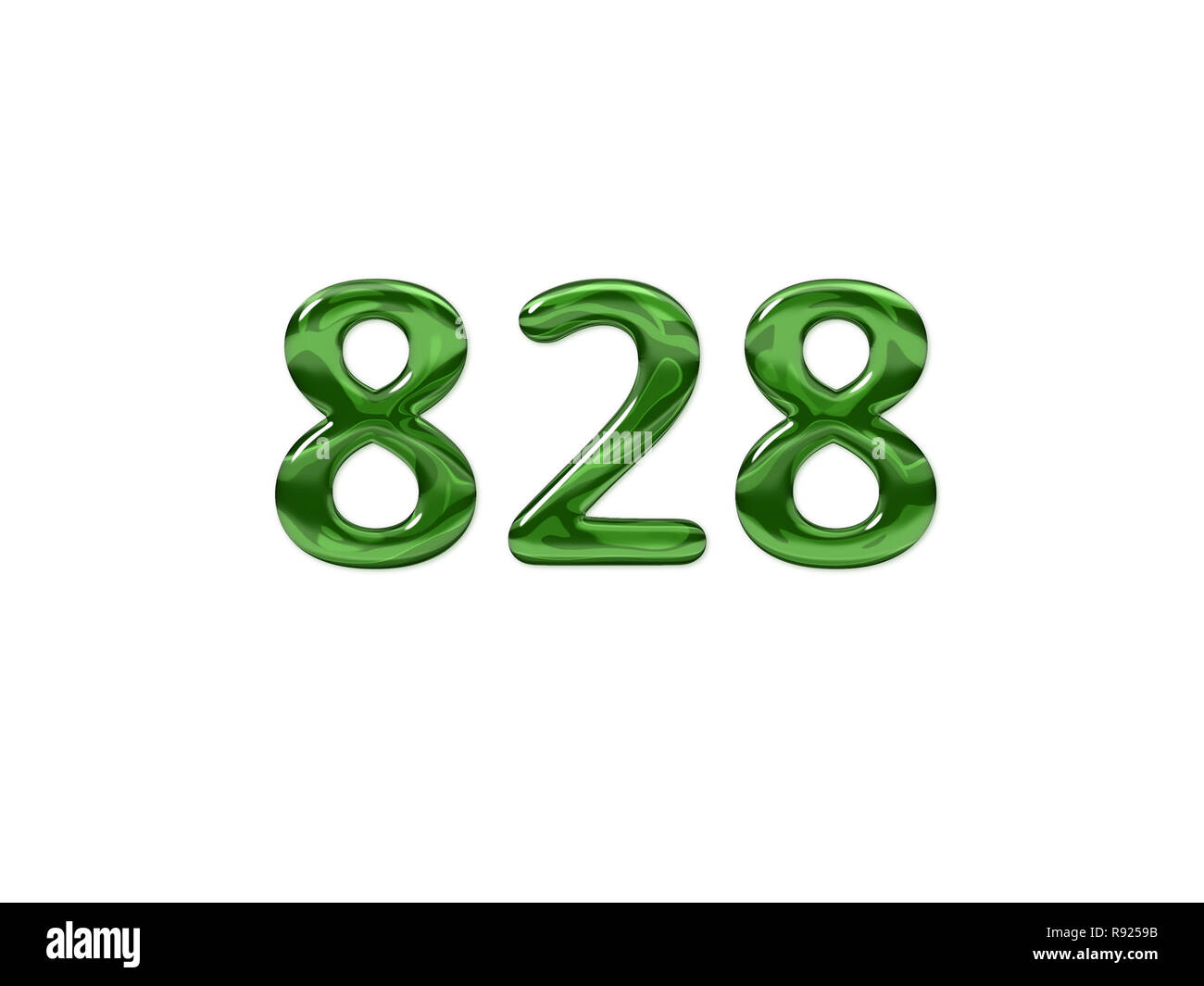 3d number 828 Cut Out Stock Images & Pictures - Alamy