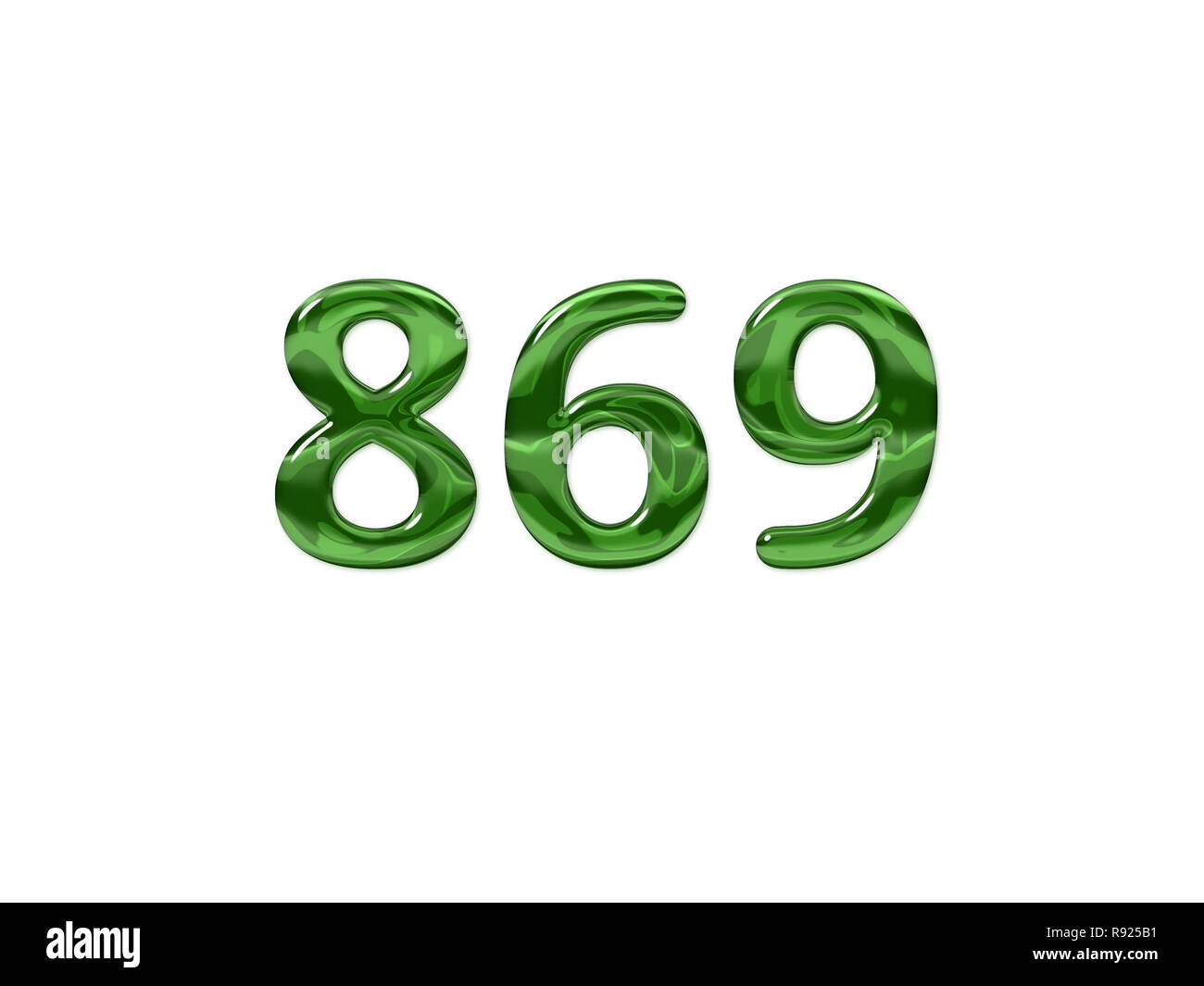 Number 869 Cut Out Stock Images & Pictures - Alamy