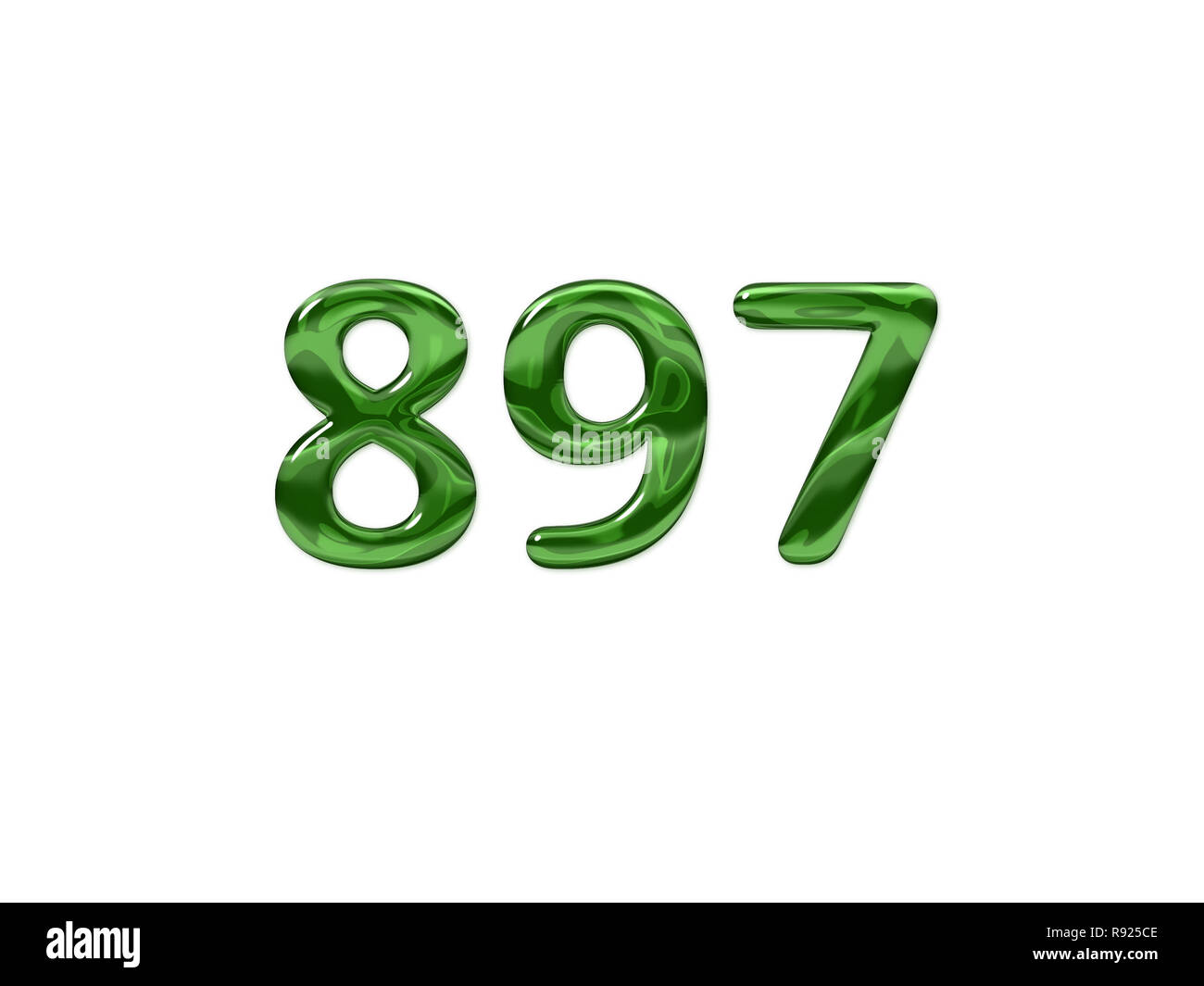 green-number-897-isolated-white-background-stock-photo-alamy