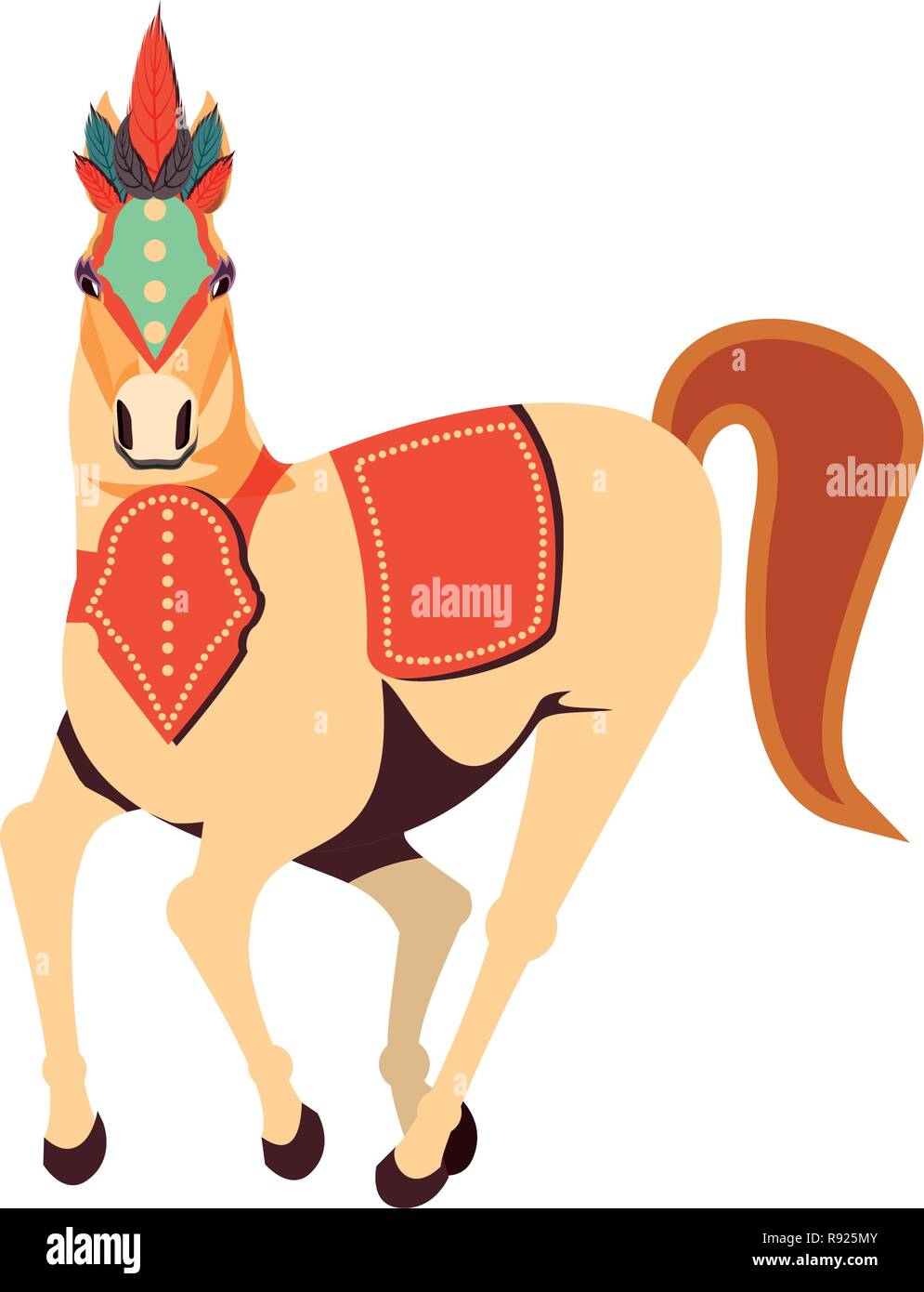 Equestrian circus Stock Vector Images - Alamy