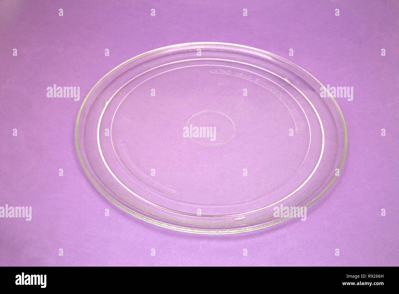 Glass Microwave Plate Stock Photo Alamy