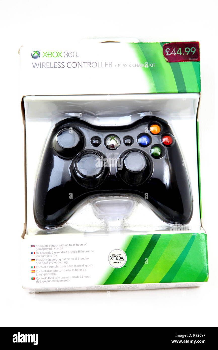 Xbox 360 Wireless Controller Stock Photo - Alamy