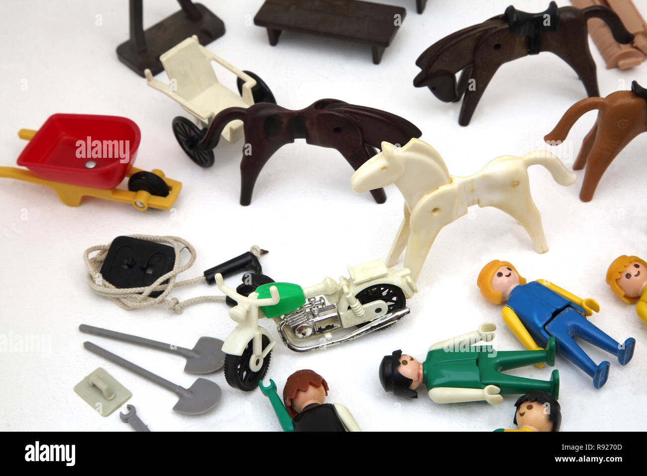 Playmobil toy play childhood hi-res stock photography and images - Alamy