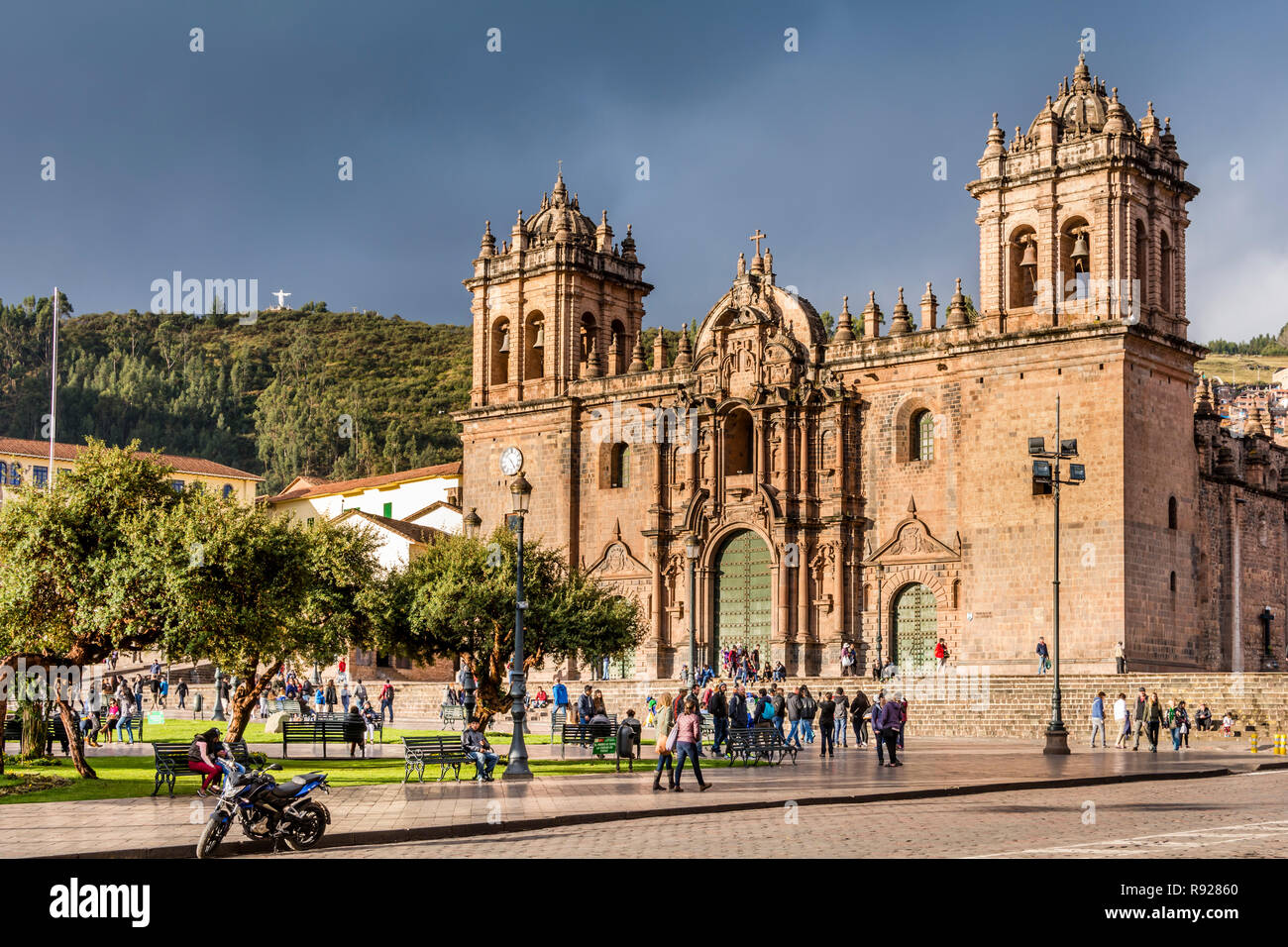 Cusco Cathedral in Cusco Peru Stock Photo
