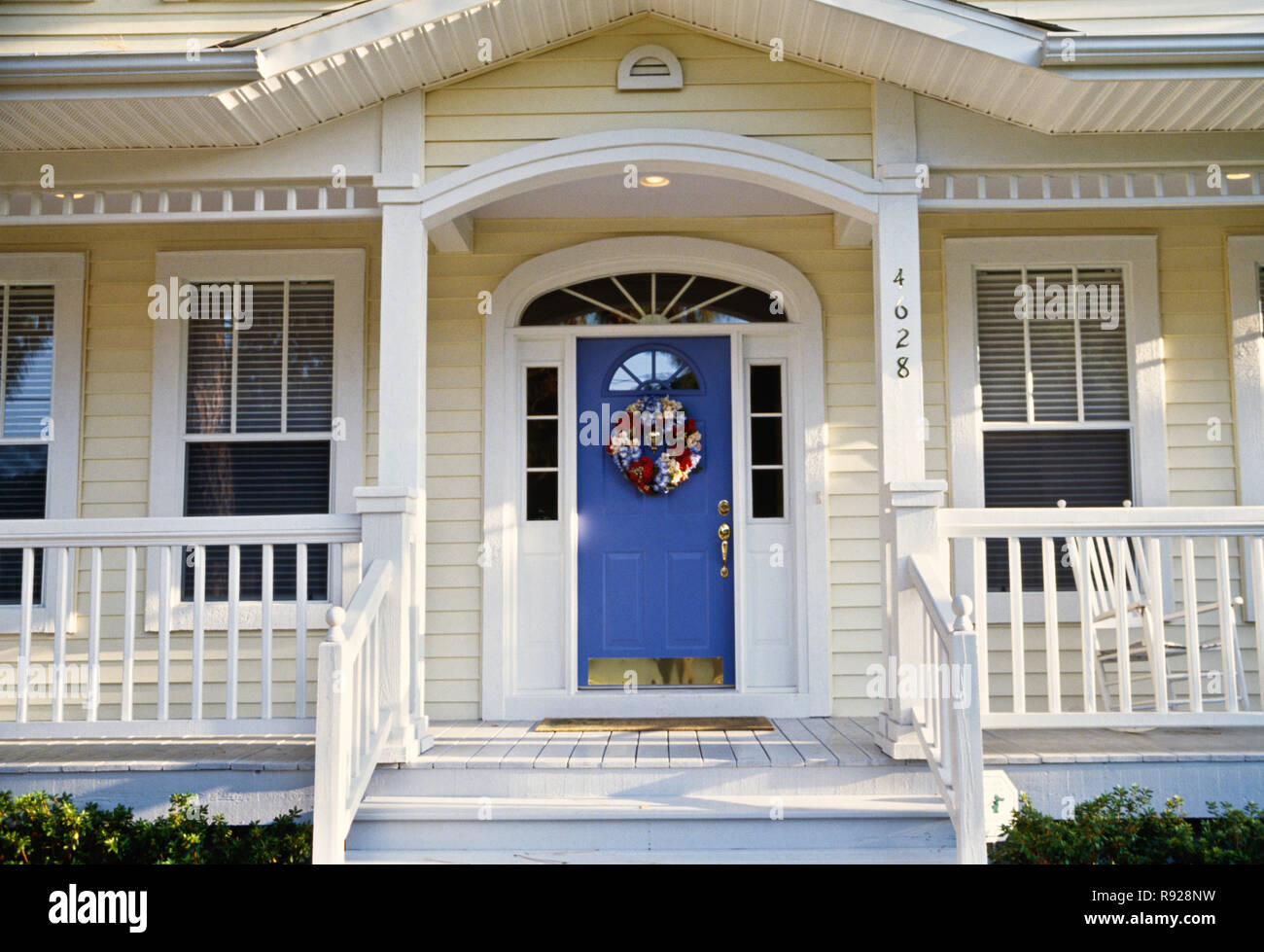 Colonial style house in Tampa, Florida, USA Stock Photo Alamy