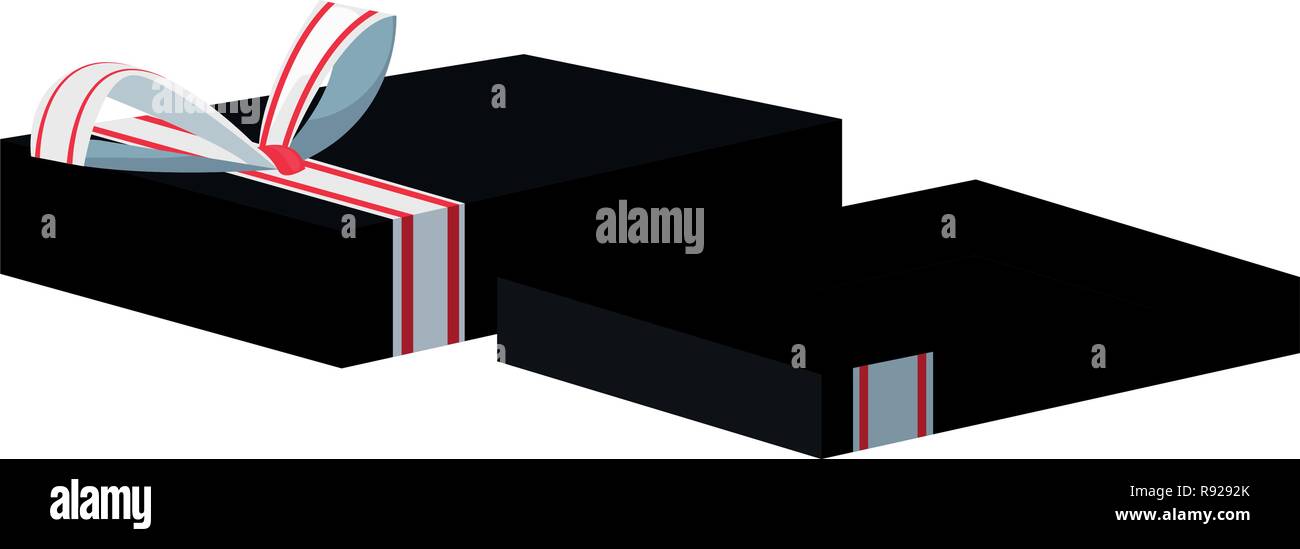 online shopping gift box market vector illustration outline Stock ...