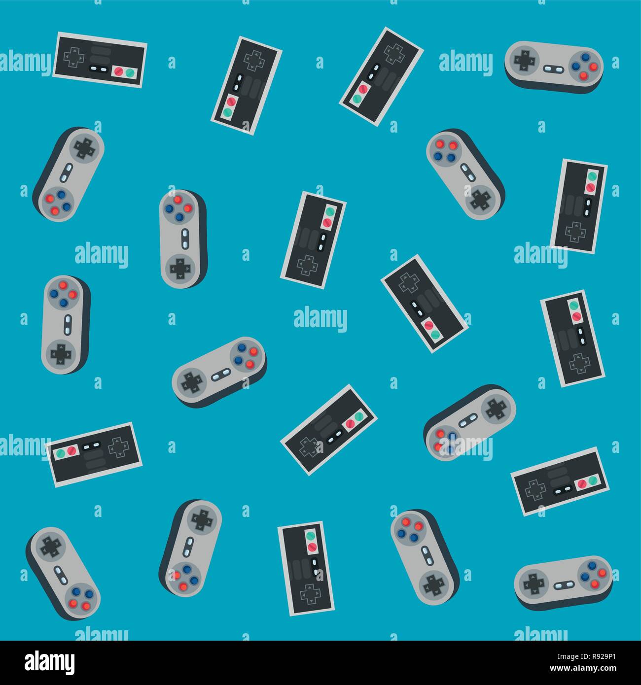 console controls video game background vector illustration Stock Vector ...