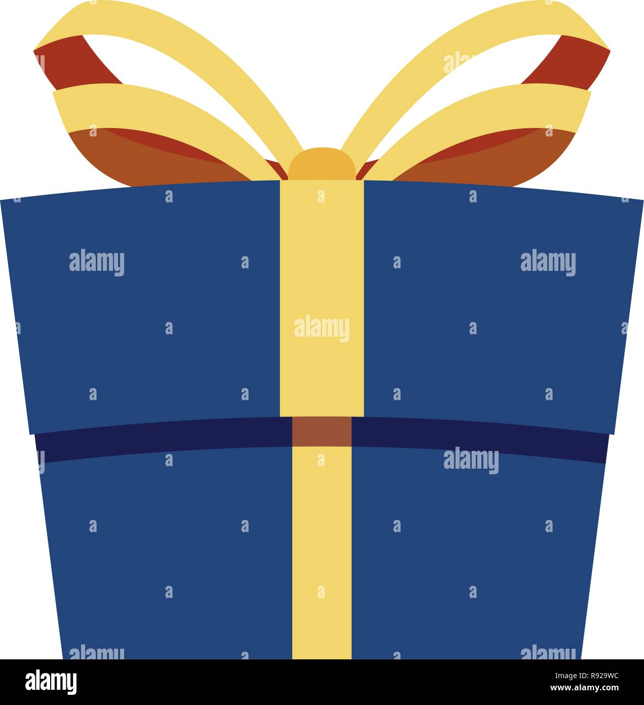 Wrapped Party wrapped party celebration gift box vector illustration Stock Vector ...