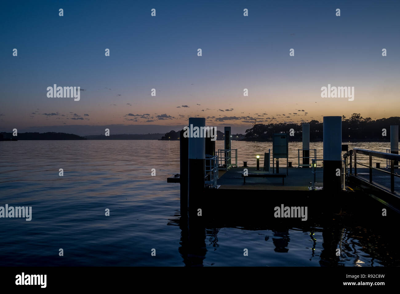 Sunrise on Sydney Harbour Stock Photo Alamy