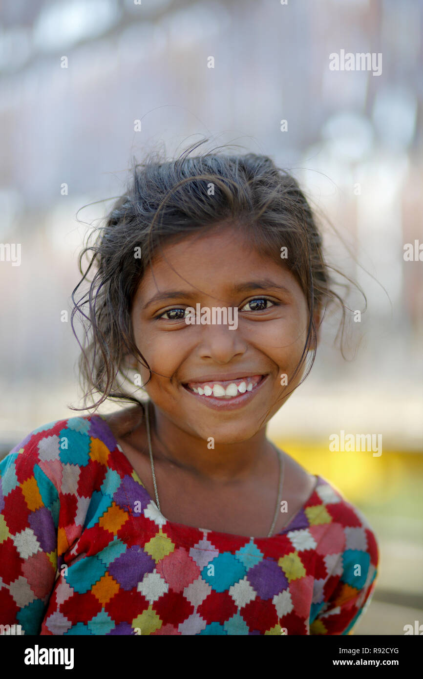 Simple Girl Village Bangladesh Stock Photo 2332334579