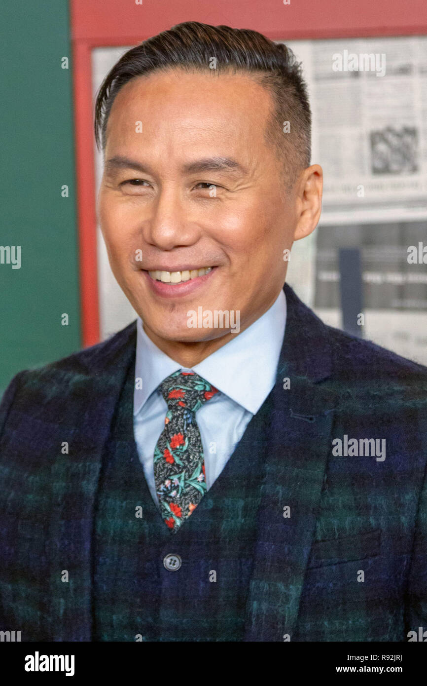 New York, USA. 17th Dec, 2018. Actor BD Wong attends the Netflix special screening of 'Bird Box' at Alice Tully Hall in New York City on December 17, 2018. Credit: Jeremy Burke/Alamy Live News Stock Photo