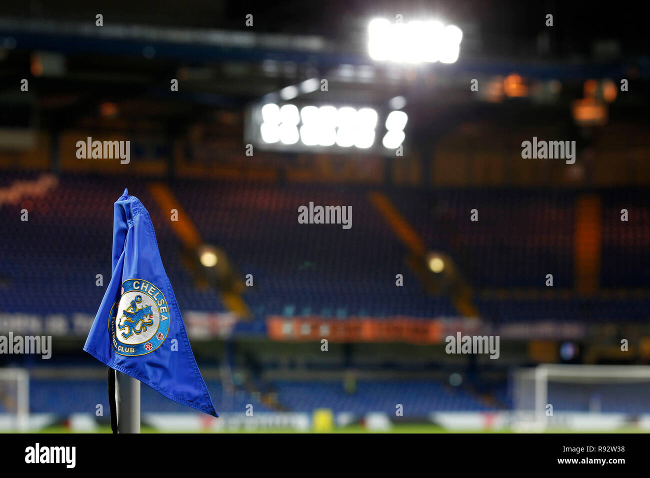 London, UK. 19th Dec, 2018. A general view during the EFL Carabao Cup Quarter Final match between Chelsea and Bournemouth at Stamford Bridge, London, England on 19 December 2018. Photo by Carlton Myrie. Editorial use only, license required for commercial use. No use in betting, games or a single club/league/player publications. Credit: UK Sports Pics Ltd/Alamy Live News Stock Photo
