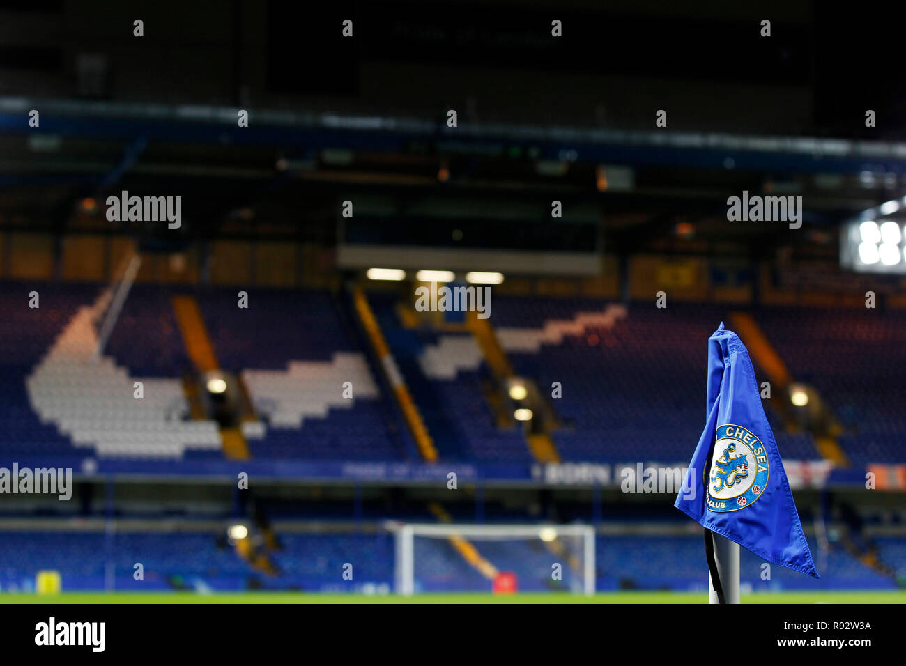 London, UK. 19th Dec, 2018. A general view during the EFL Carabao Cup Quarter Final match between Chelsea and Bournemouth at Stamford Bridge, London, England on 19 December 2018. Photo by Carlton Myrie. Editorial use only, license required for commercial use. No use in betting, games or a single club/league/player publications. Credit: UK Sports Pics Ltd/Alamy Live News Stock Photo