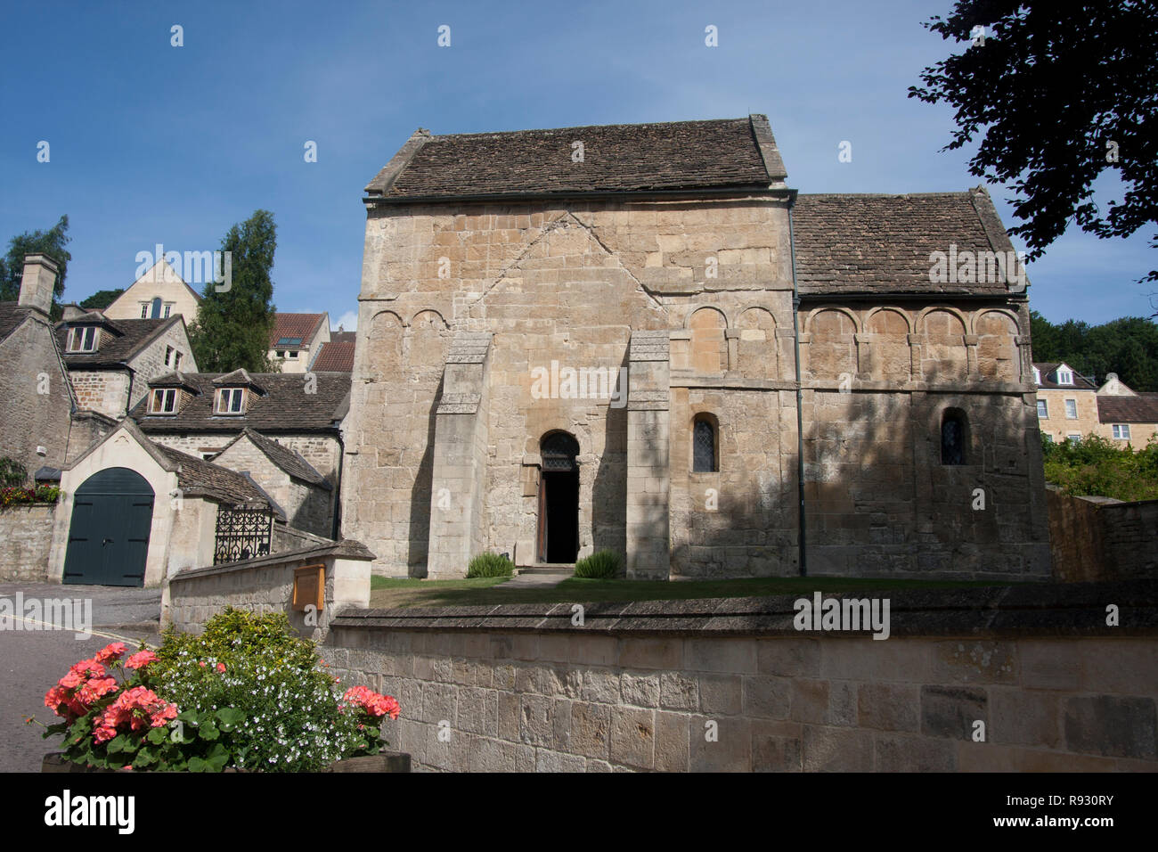 Saxon church of St Lawrence, Bradford on Avon; Wiltshire; England; UK; Stock Photo