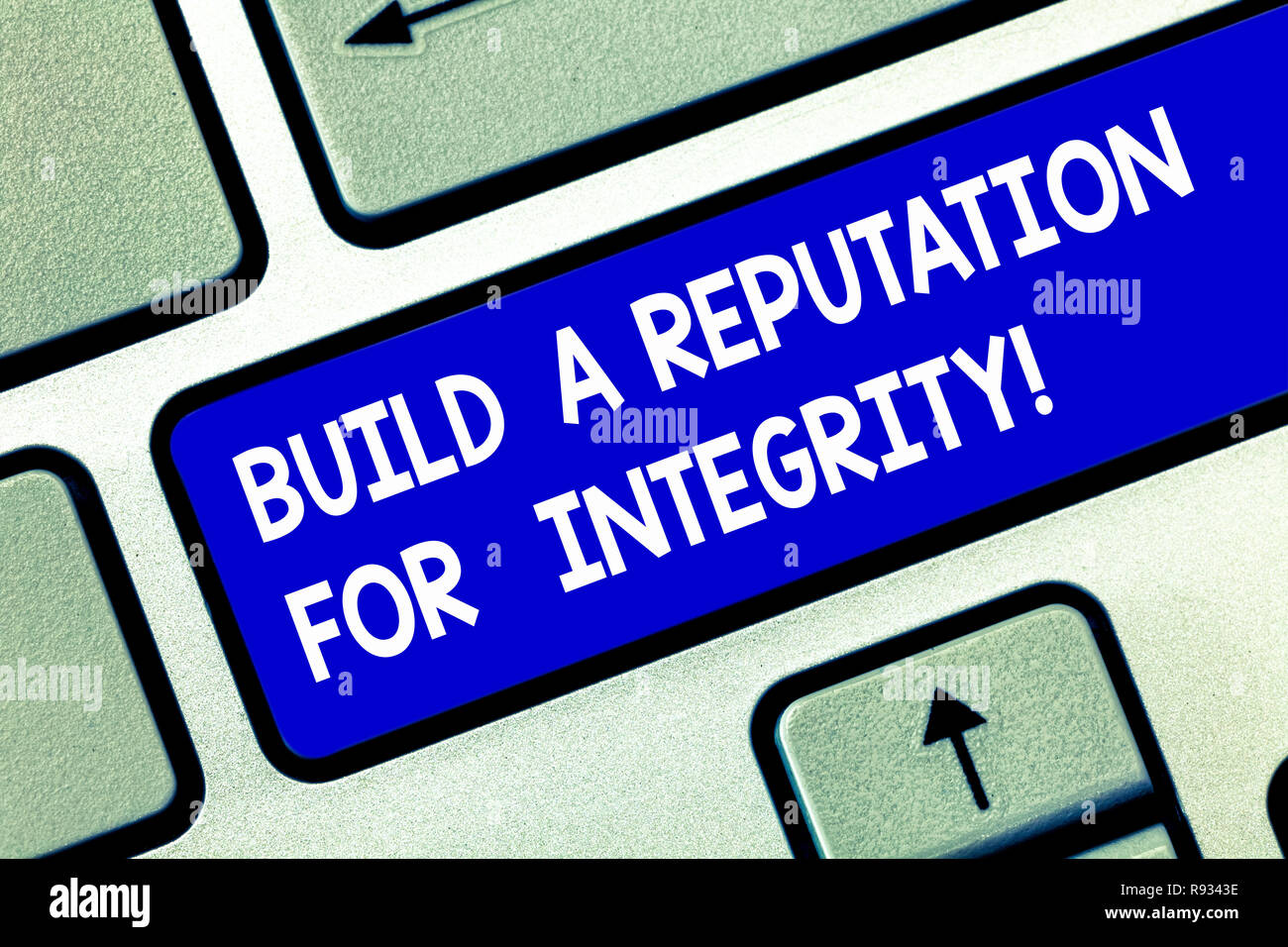 Conceptual hand writing showing Build A Reputation For Integrity ...