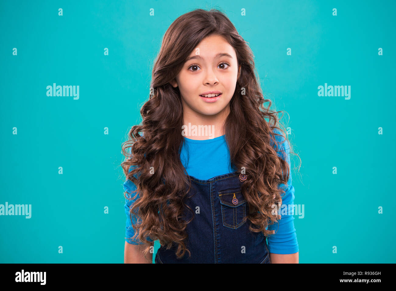 Perfect Curling Hair Teaching Healthy Hair Care Habits Kid Girl