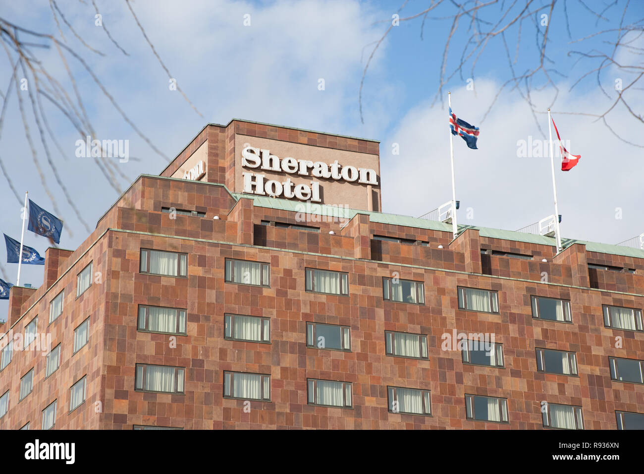 Sheraton Stockholm Hotel, Tegelbacken (Sweden) Stock Photo