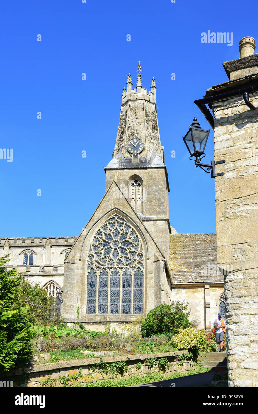 England gloucestershire minchinhampton church hires stock photography