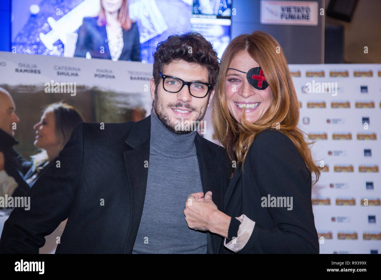 Roma, Italy. 18th Dec, 2018. Jane Alexander and her boyfriend Red Carpet of  the Italian film