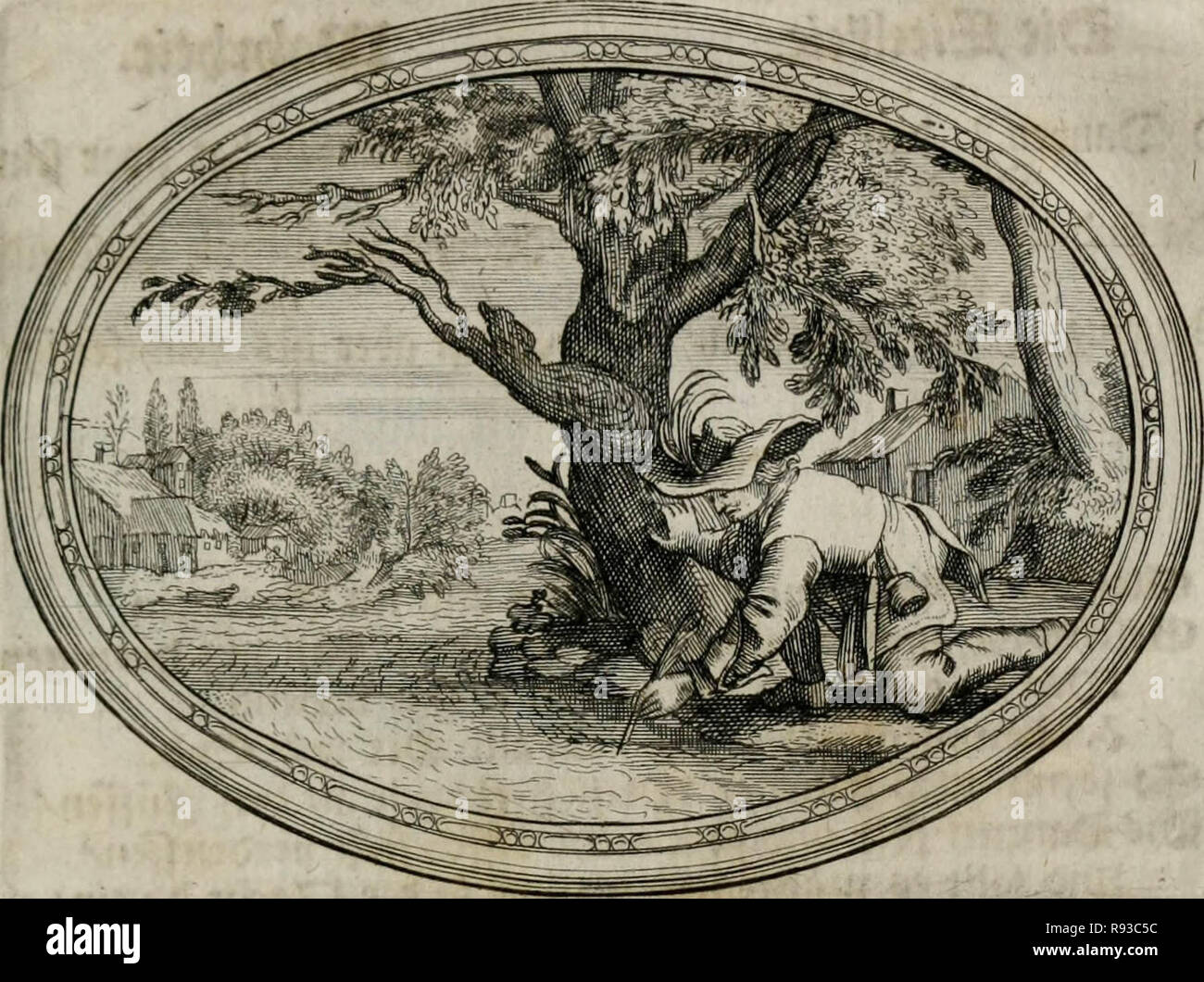 'Mundi lapis Lydius, oder, Der Welt Probier-Stein : das ist, Emblematische Sitten-Lehren' (1712) Stock Photo