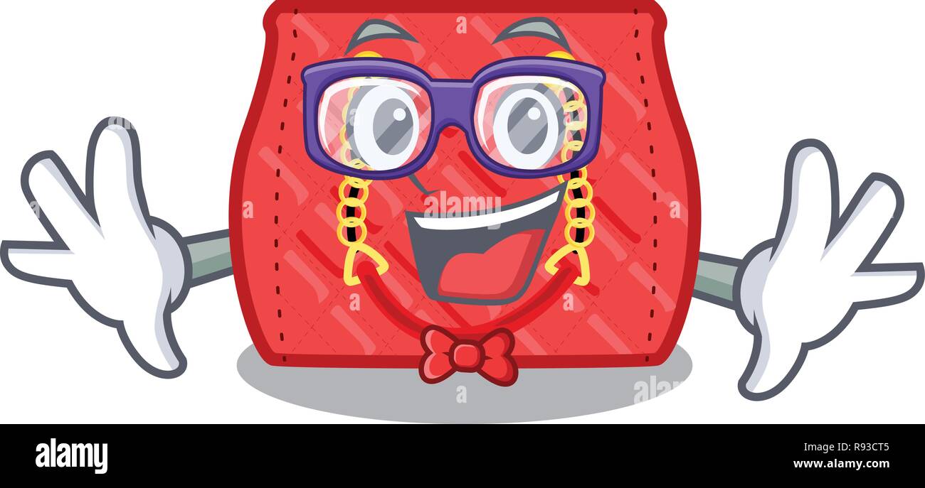 Geek small shoulder bag quilted by cartoon Stock Vector Image & Art Alamy