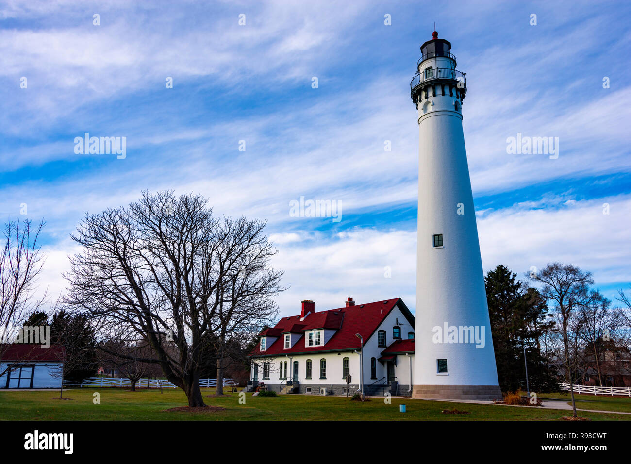 Wind point lighthouse hi-res stock photography and images - Alamy