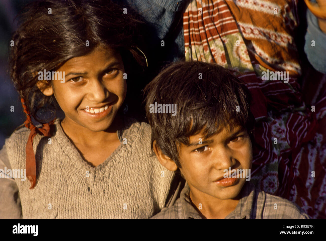 Rural Children, India Stock Photo - Alamy