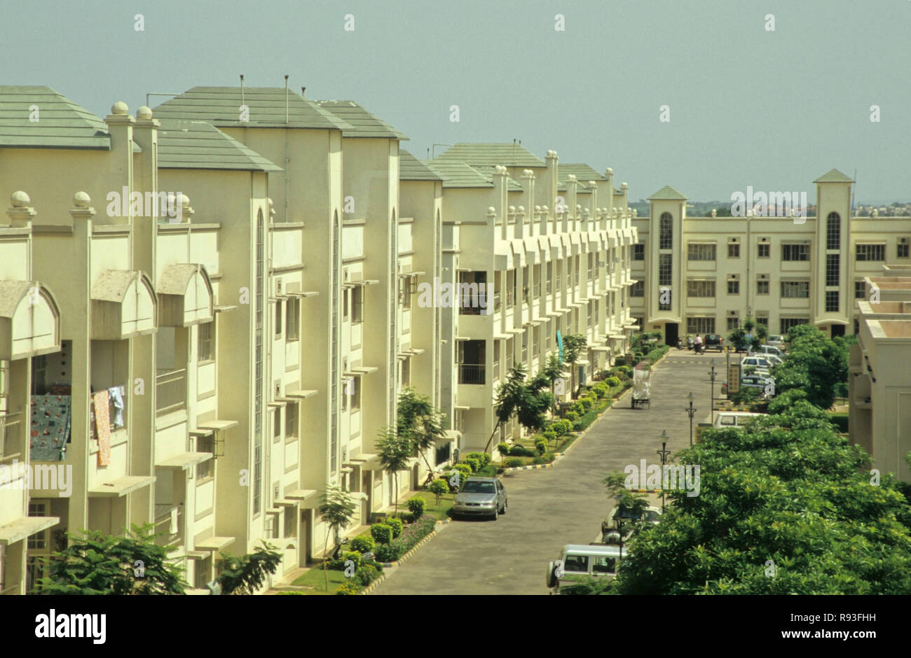 Residential building, jaipur, rajasthan, india Stock Photo