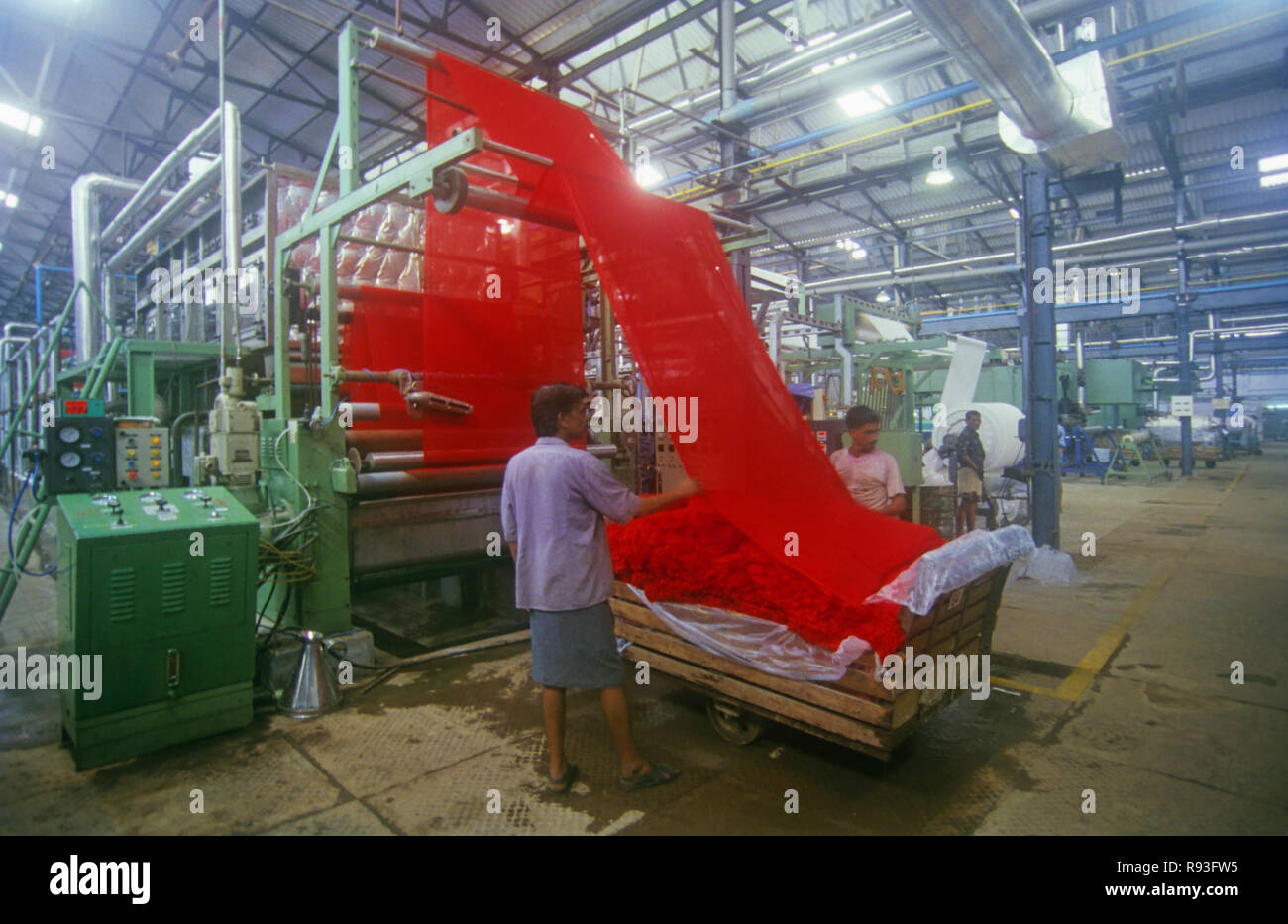Textile Factory Stock Photo