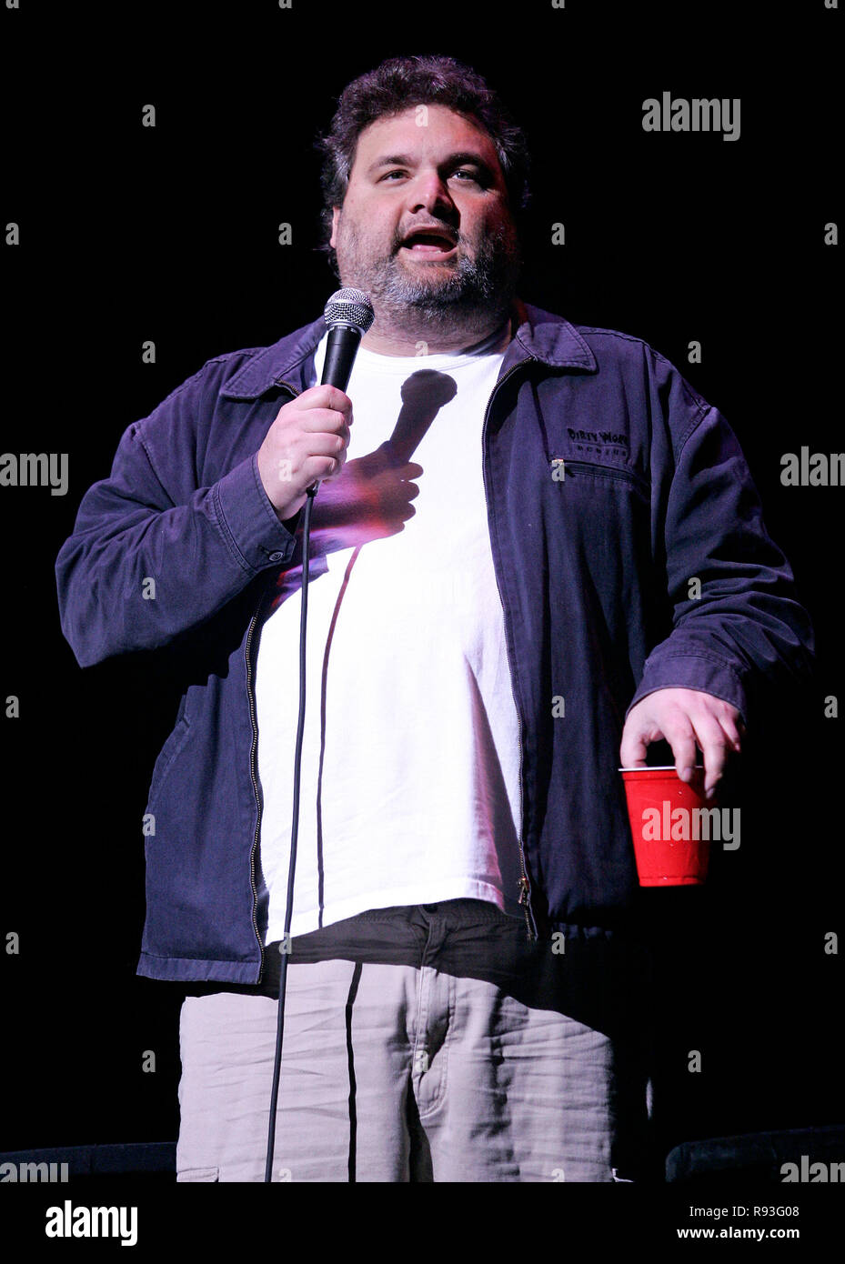Artie Lange a regular on the Howard Stern satellite radio show performs ...
