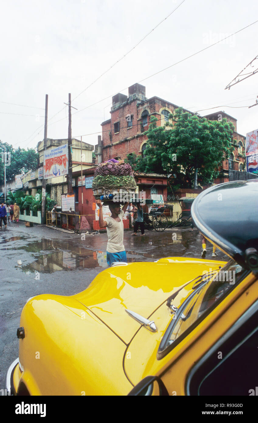 Taxi, Calcutta, West Bengal, India Stock Photo