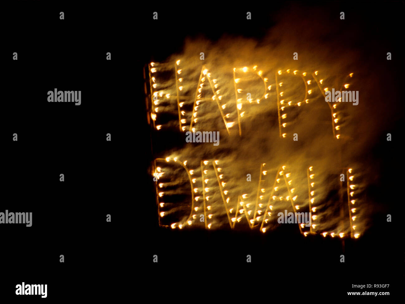 firework on Diwali deepawali Festival, india Stock Photo