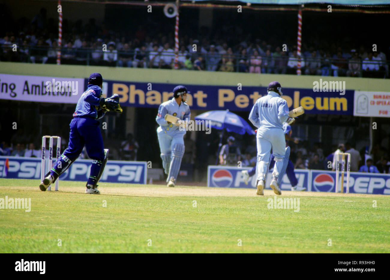 India Srilanka Cricket Match, Wankhede Stadium, Mumbai, Maharashtra, India Stock Photo