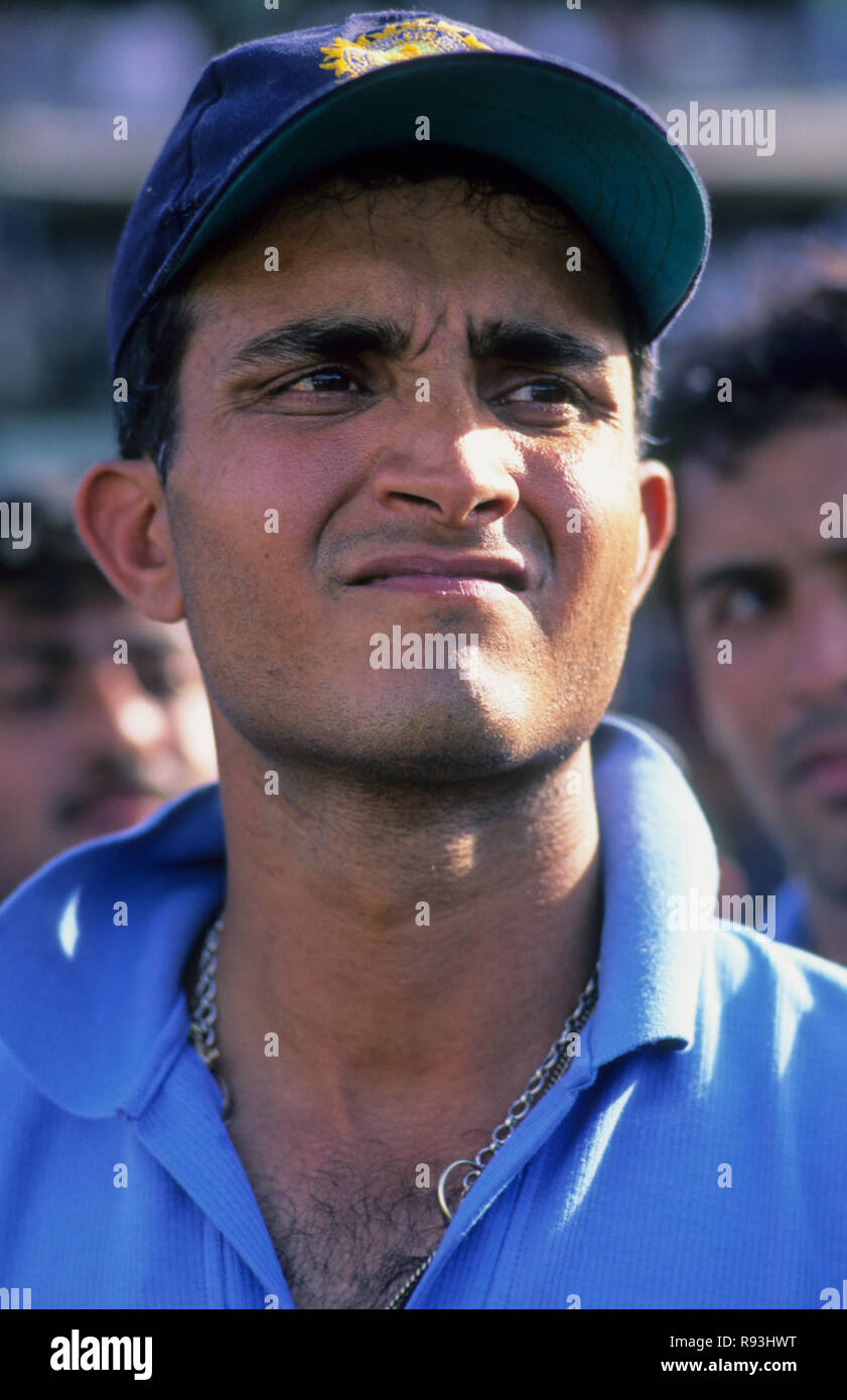 portrait of Sourav Ganguly MODEL RELEASED NOT AVAILABLE Stock Photo