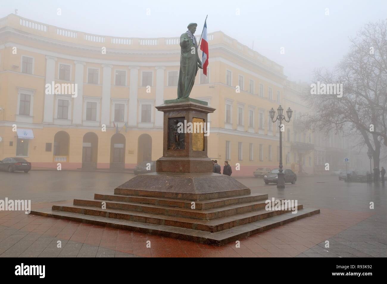 Monument Governor of Odessa - Duke of Richelieu, Armand Emmanuel Sophie Septimanie de Vignerot du Plessis, Odessa, Ukraine Stock Photo